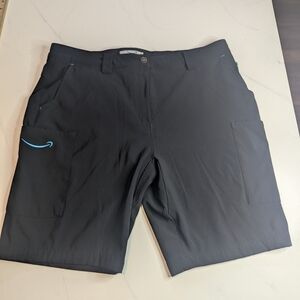 Amazon Employee Shorts Womens Size XL Stretch Waist Black Workwear